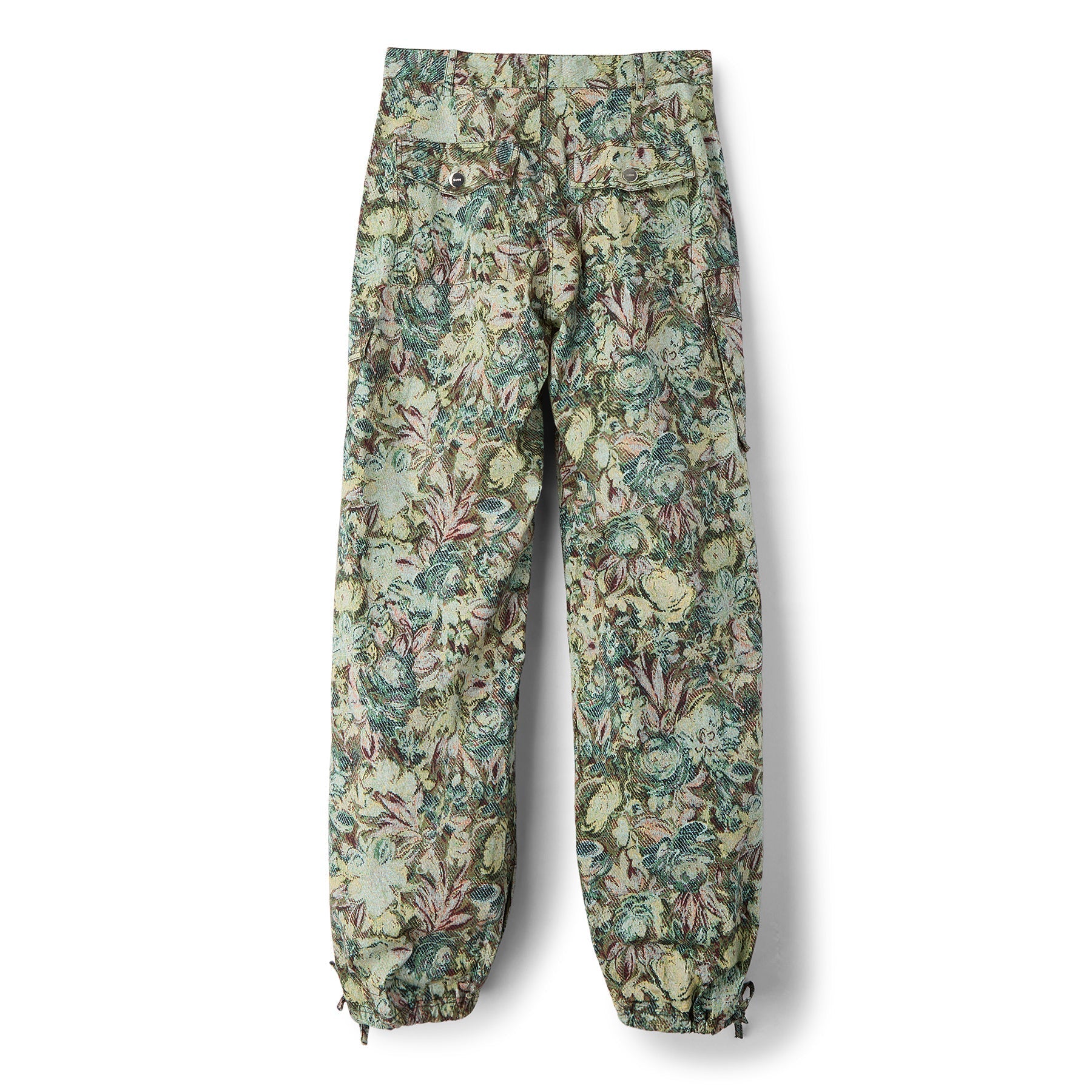 GANNI Tapestry Twill Pants (Jadeite ) Trousers