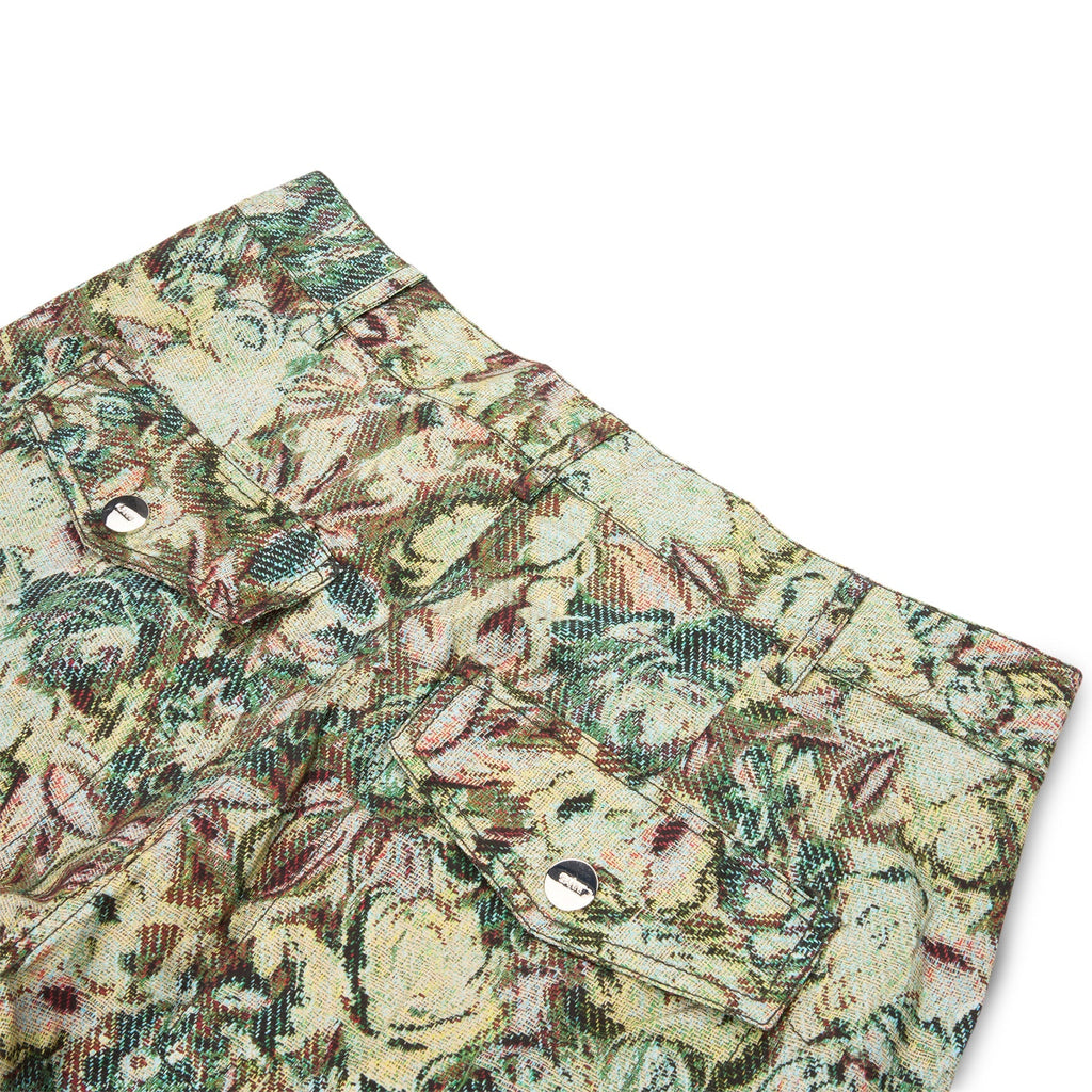 GANNI Tapestry Twill Pants (Jadeite ) Trousers