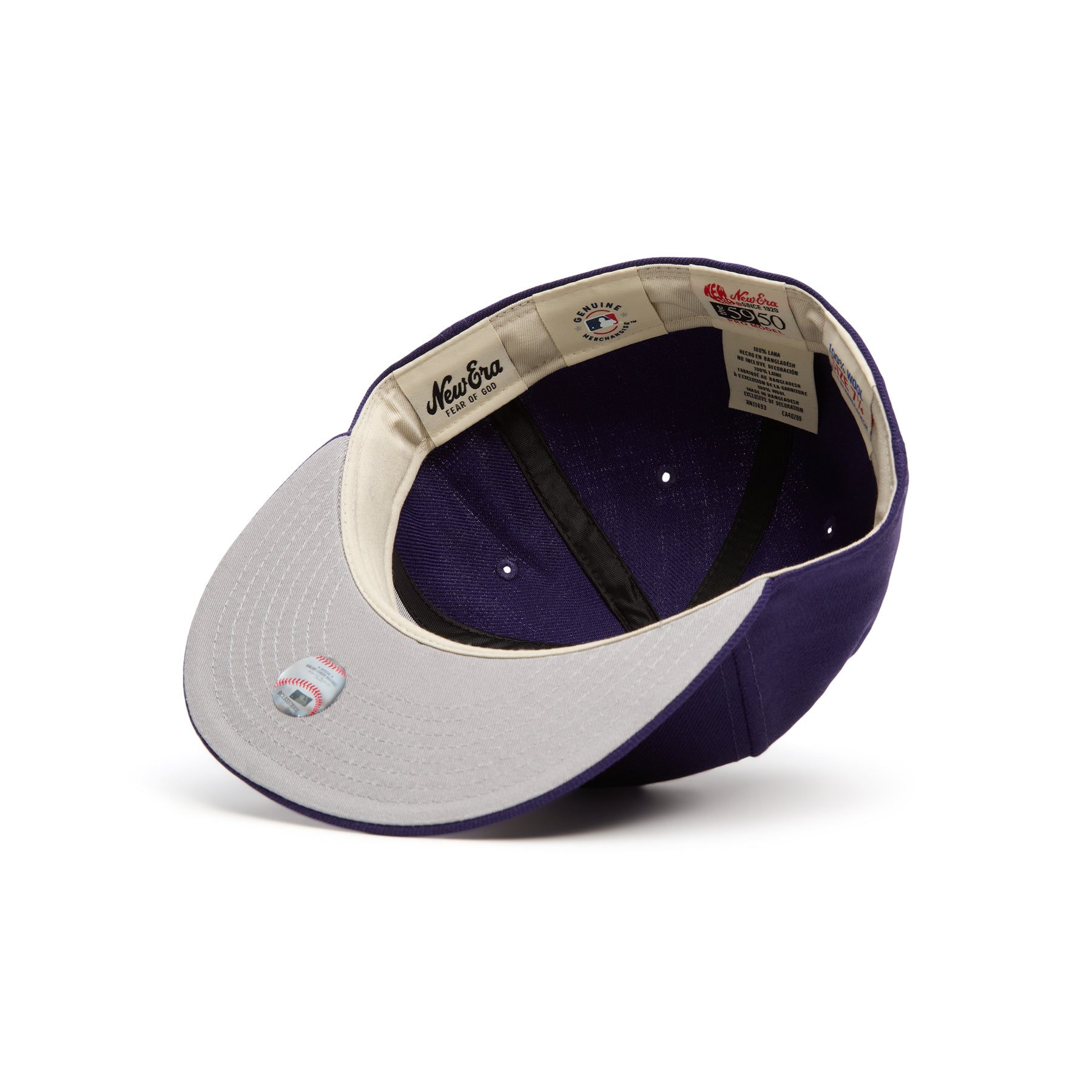 New Era 59FIFTY FOG Rockies (Purple) Hats