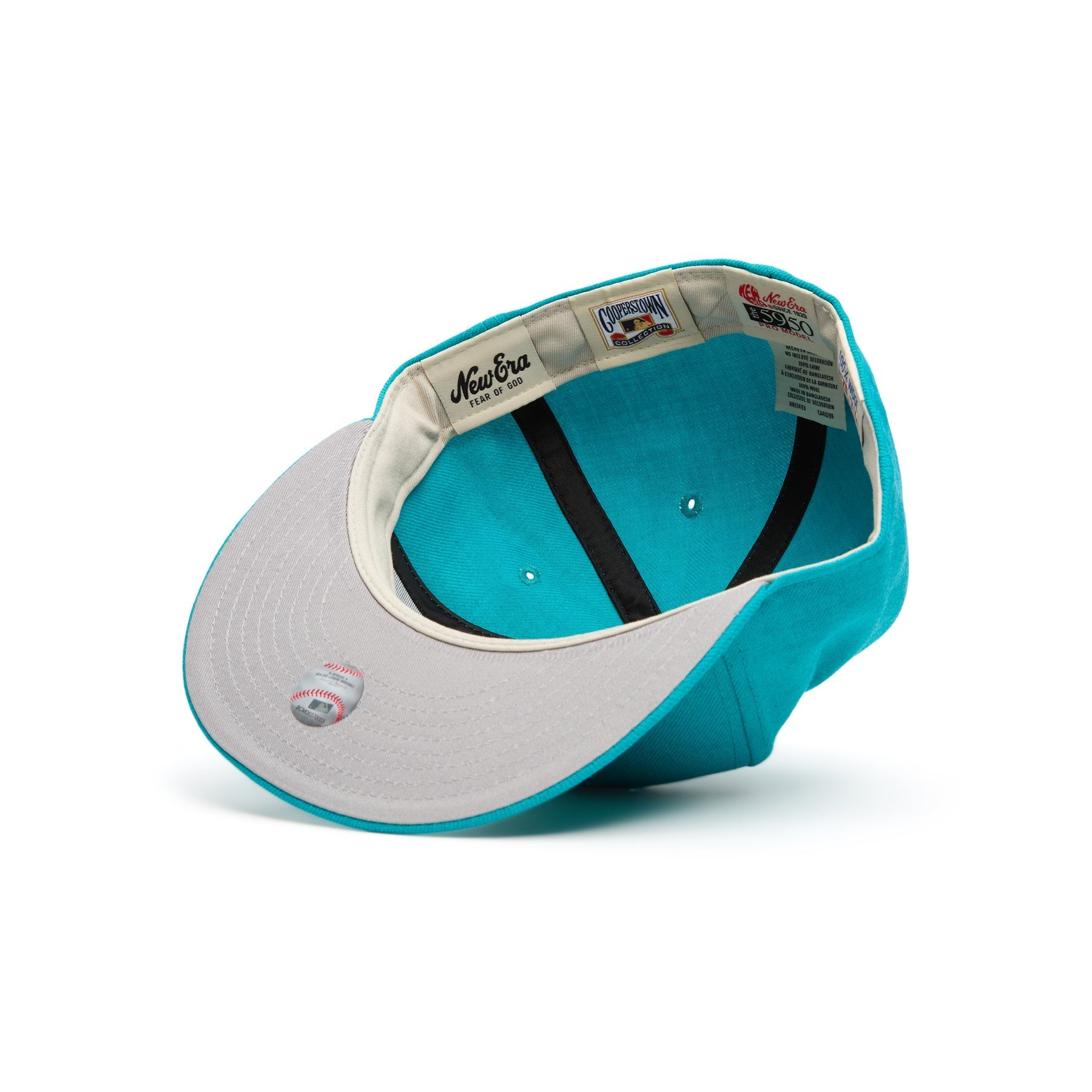 New Era 59FIFTY FOG Marlins (Teal) Hats