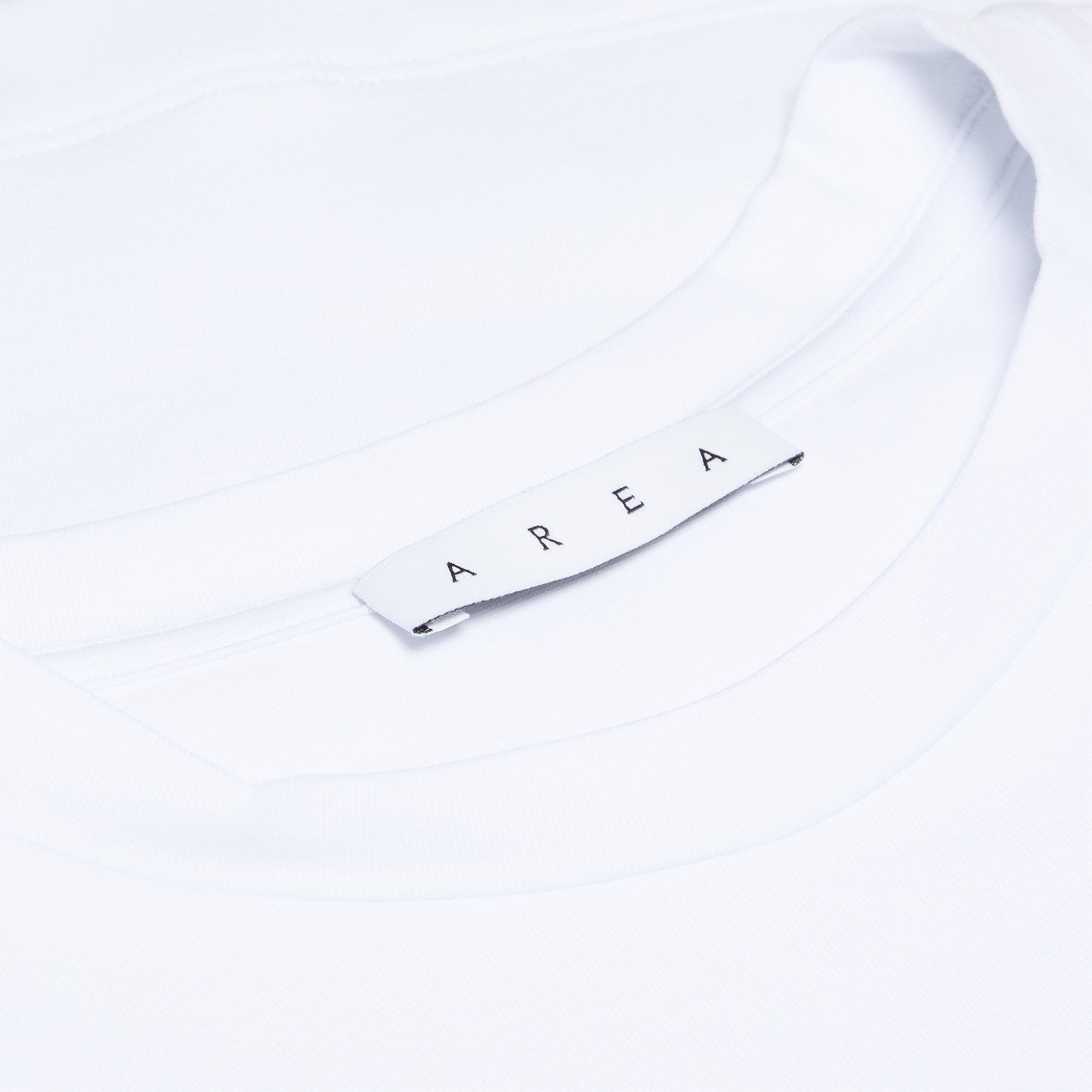 AREA Crystal Rosette Cropped T-Shirt (White) Top