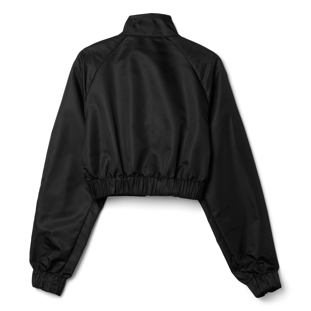 AREA Crystal Trim Track Jacket (Black) Top