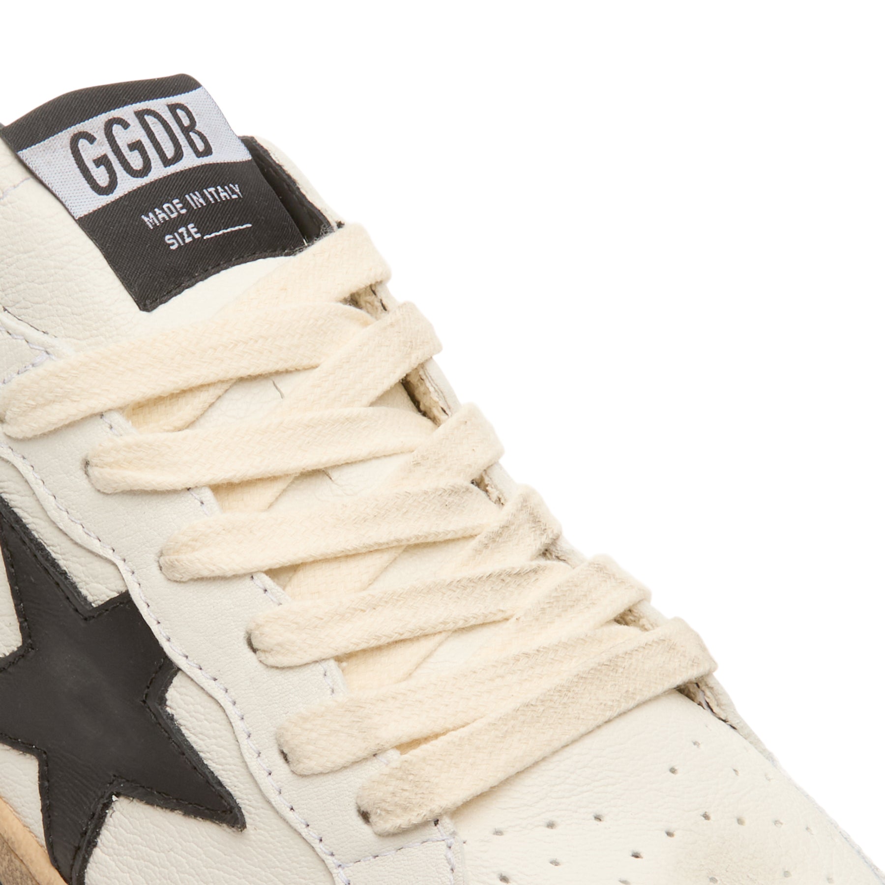 golden-goose-ballstar-nappa-upper-leather-star-and-white-black  Footwear