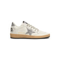 golden-goose-ballstar-nappa-upper-and-spur-glitter-white-silver  Footwear