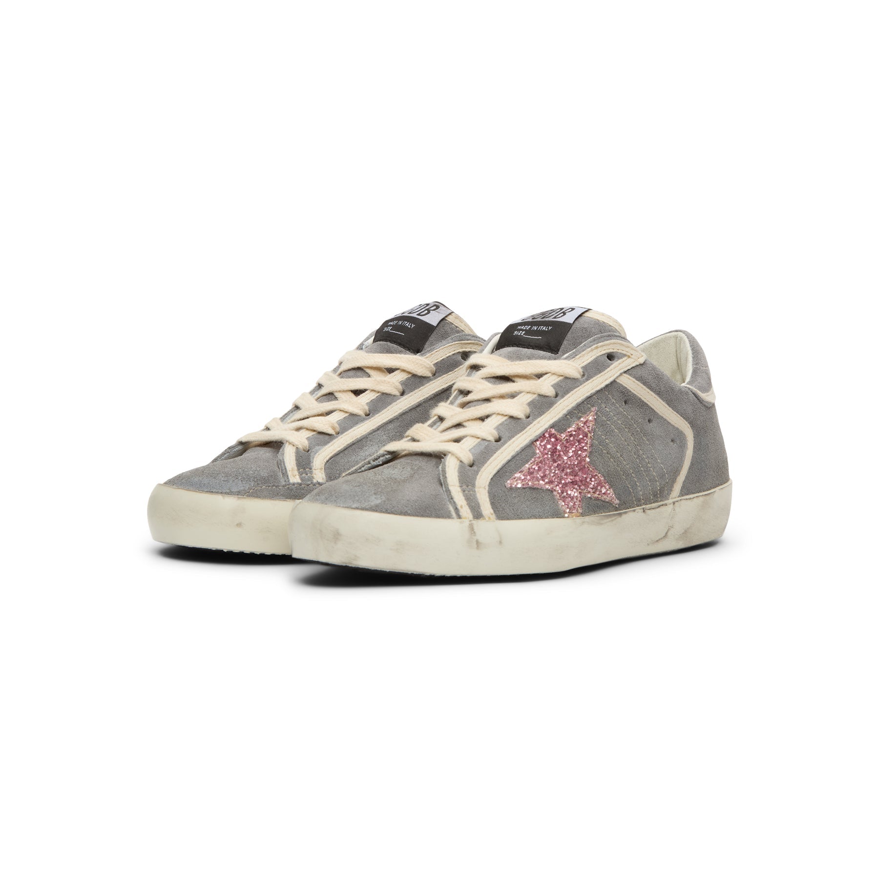 golden-goose-super-star-grey-bubblegum-pink  Footwear
