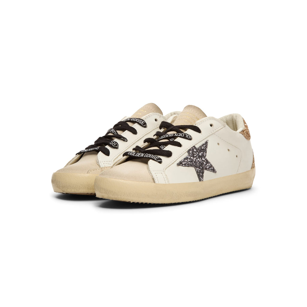 golden-goose-super-star-leather-upper-glitter-star-heel-optic-white-seedpearl-black-gold  Footwear