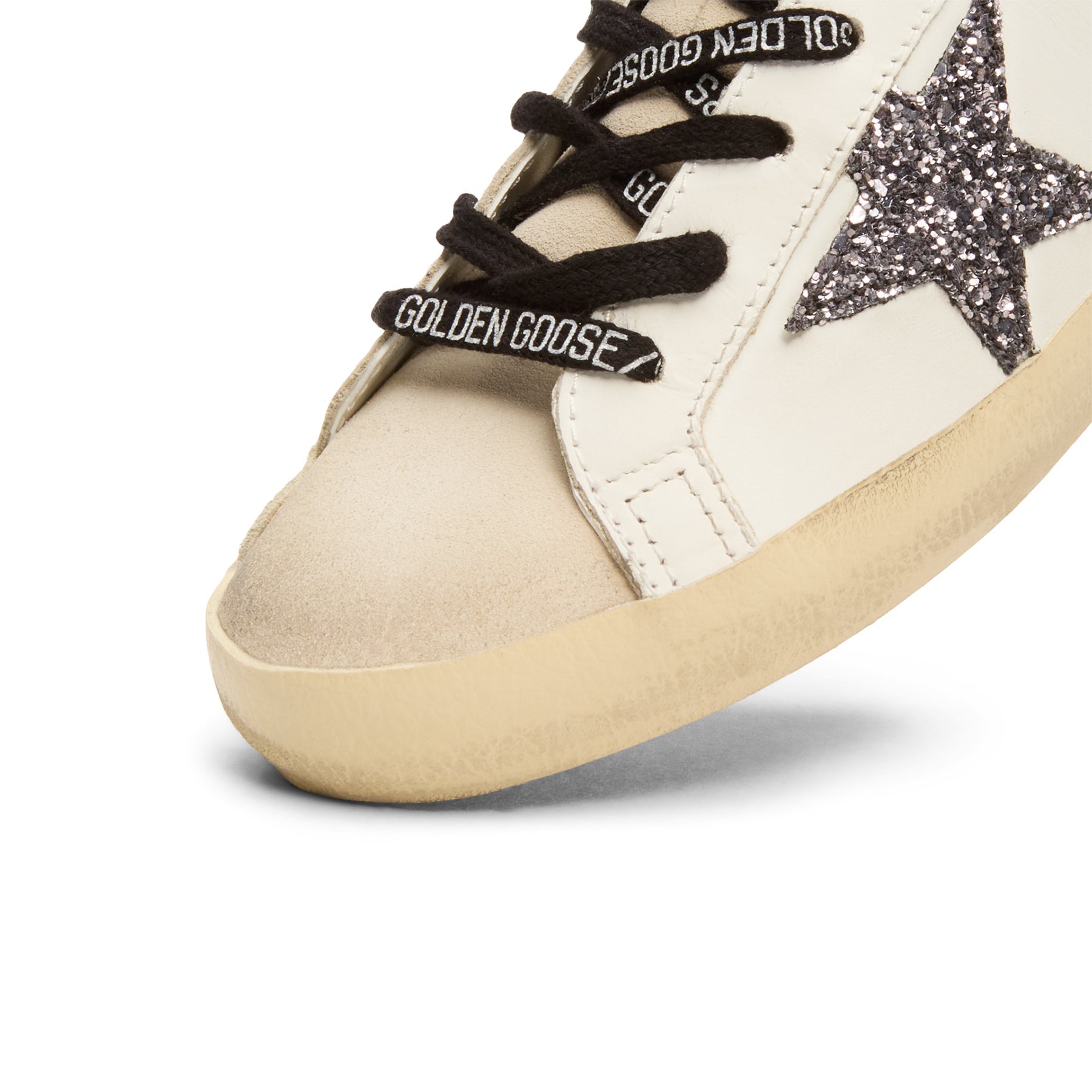 golden-goose-super-star-leather-upper-glitter-star-heel-optic-white-seedpearl-black-gold  Footwear