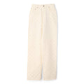 Golden Goose Crystal Beaded Denim Pant (Off White) Trousers