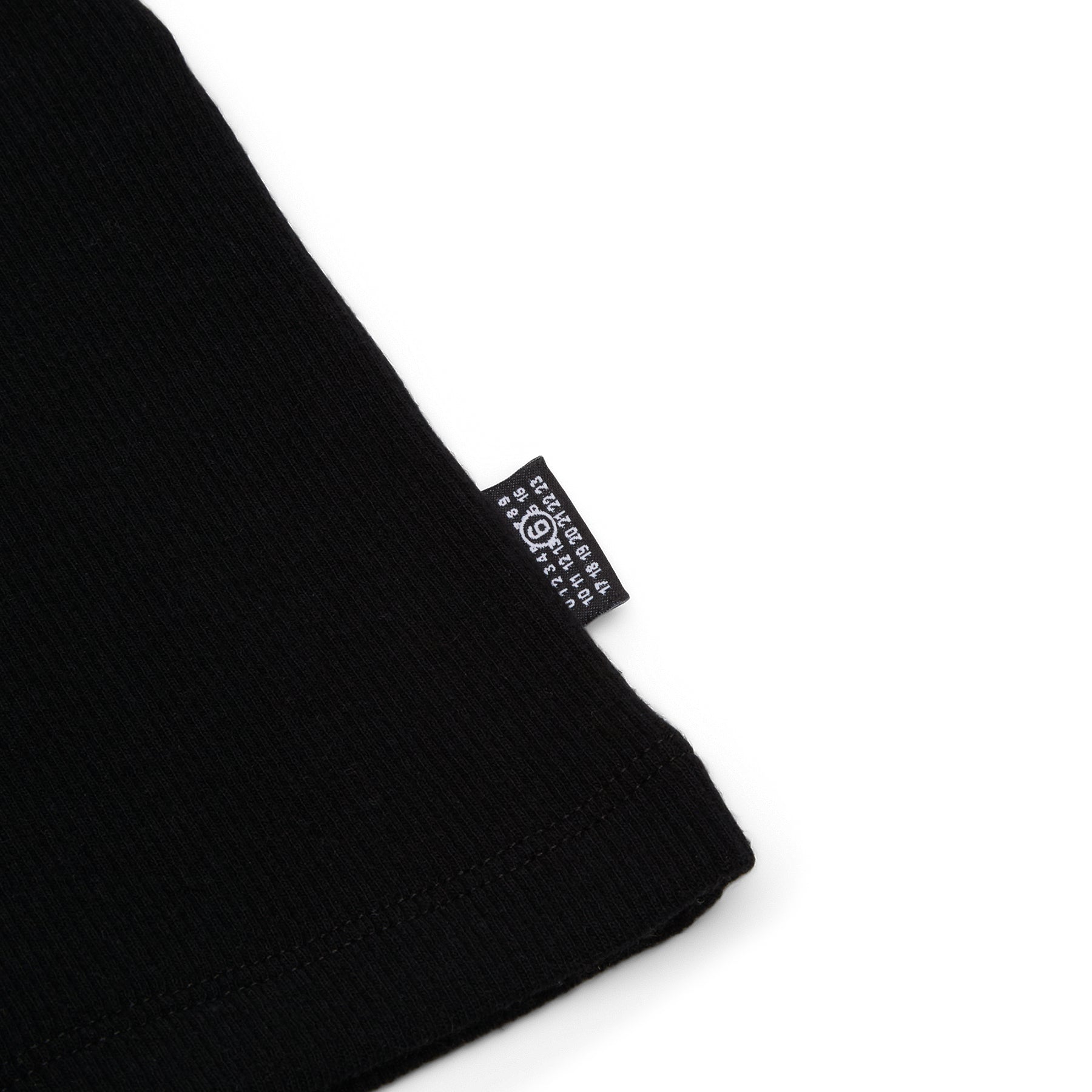 MM6 Maison Margiela Long-sleeved Top (Black)