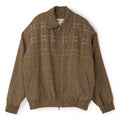Golden Goose Wool Bomber Jacket (Brown/Beige) Top