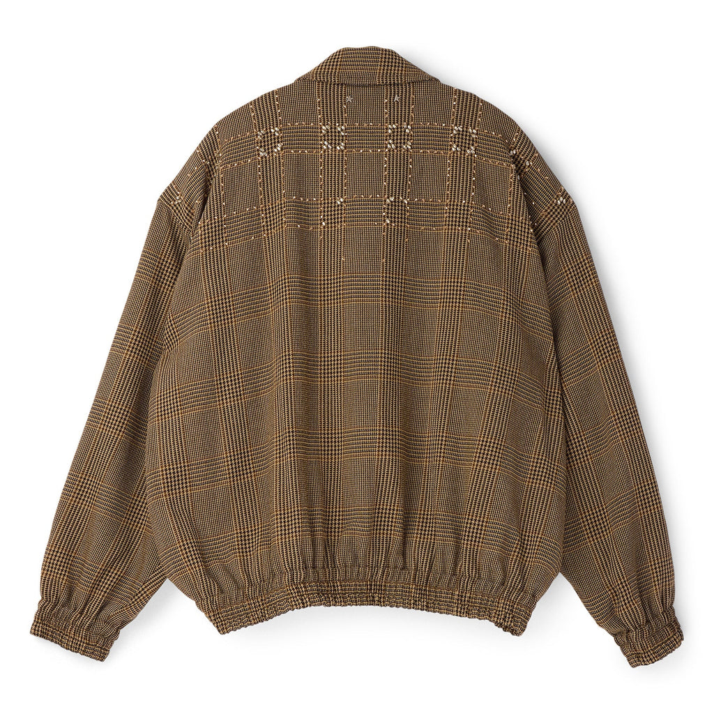 Golden Goose Wool Bomber Jacket (Brown/Beige) Top
