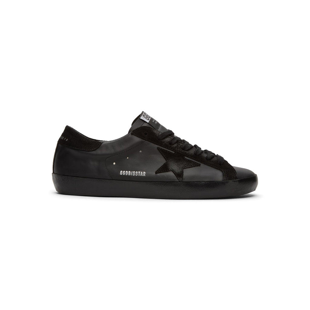 golden-goose-super-star-black  Footwear