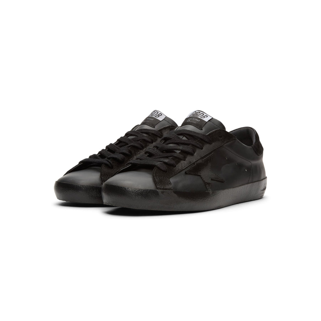 golden-goose-super-star-black  Footwear