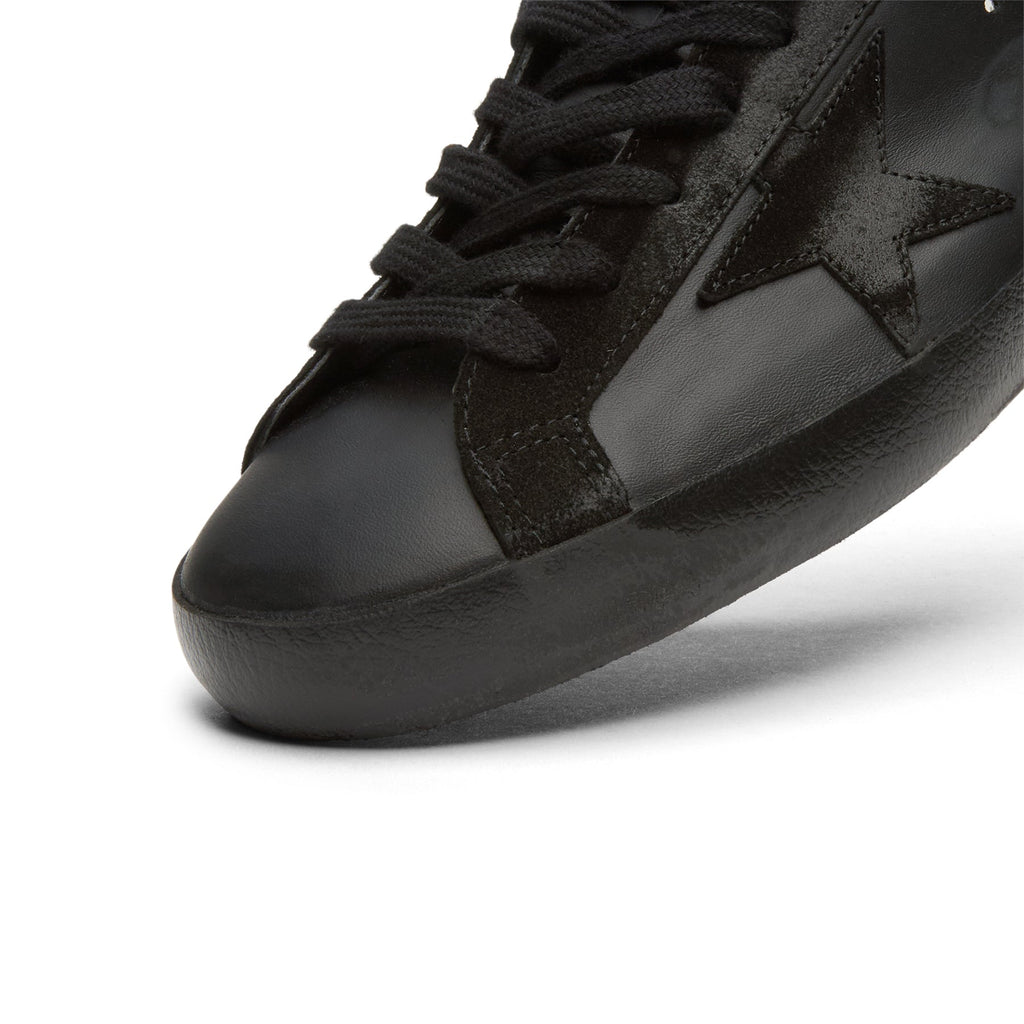 golden-goose-super-star-black  Footwear