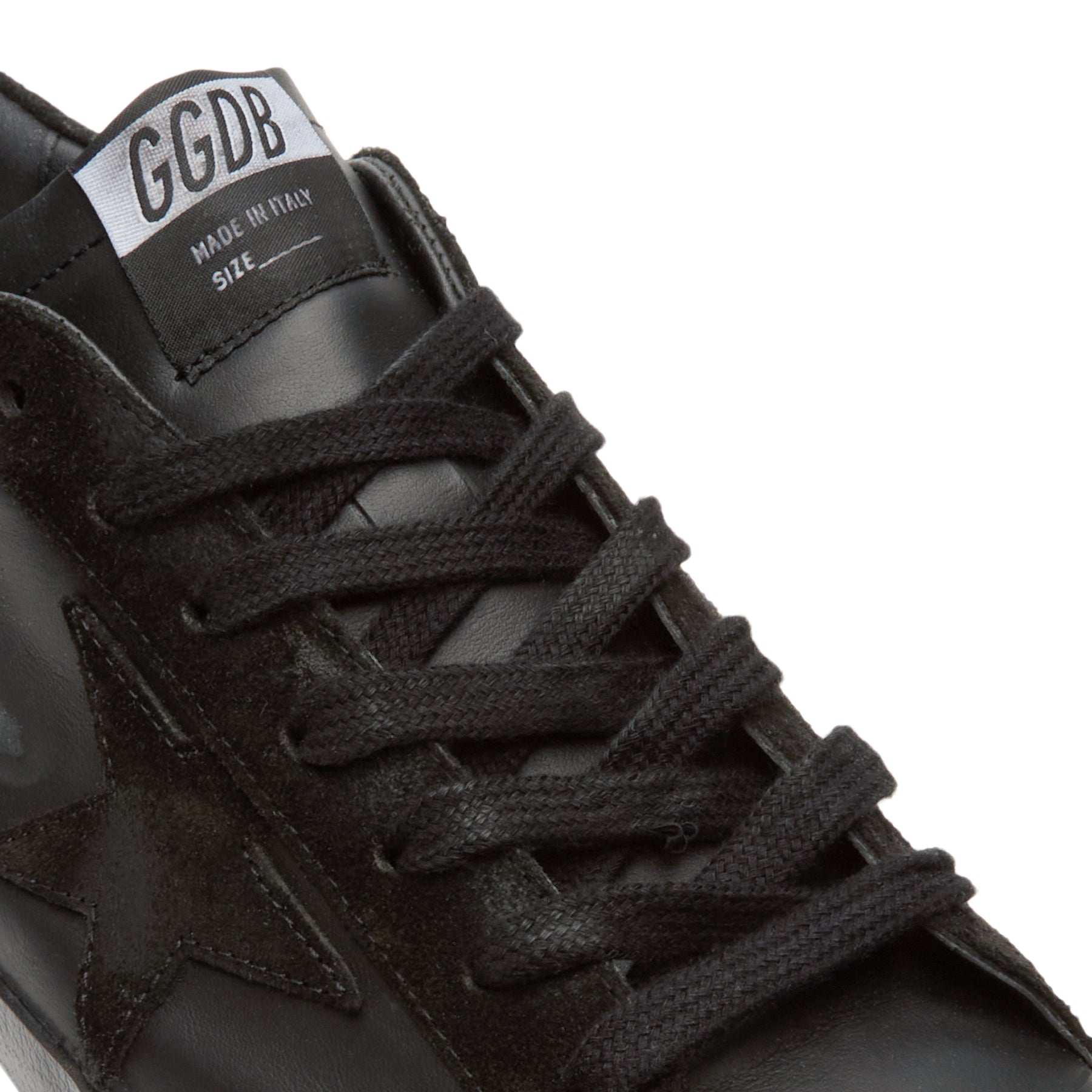 golden-goose-super-star-black  Footwear