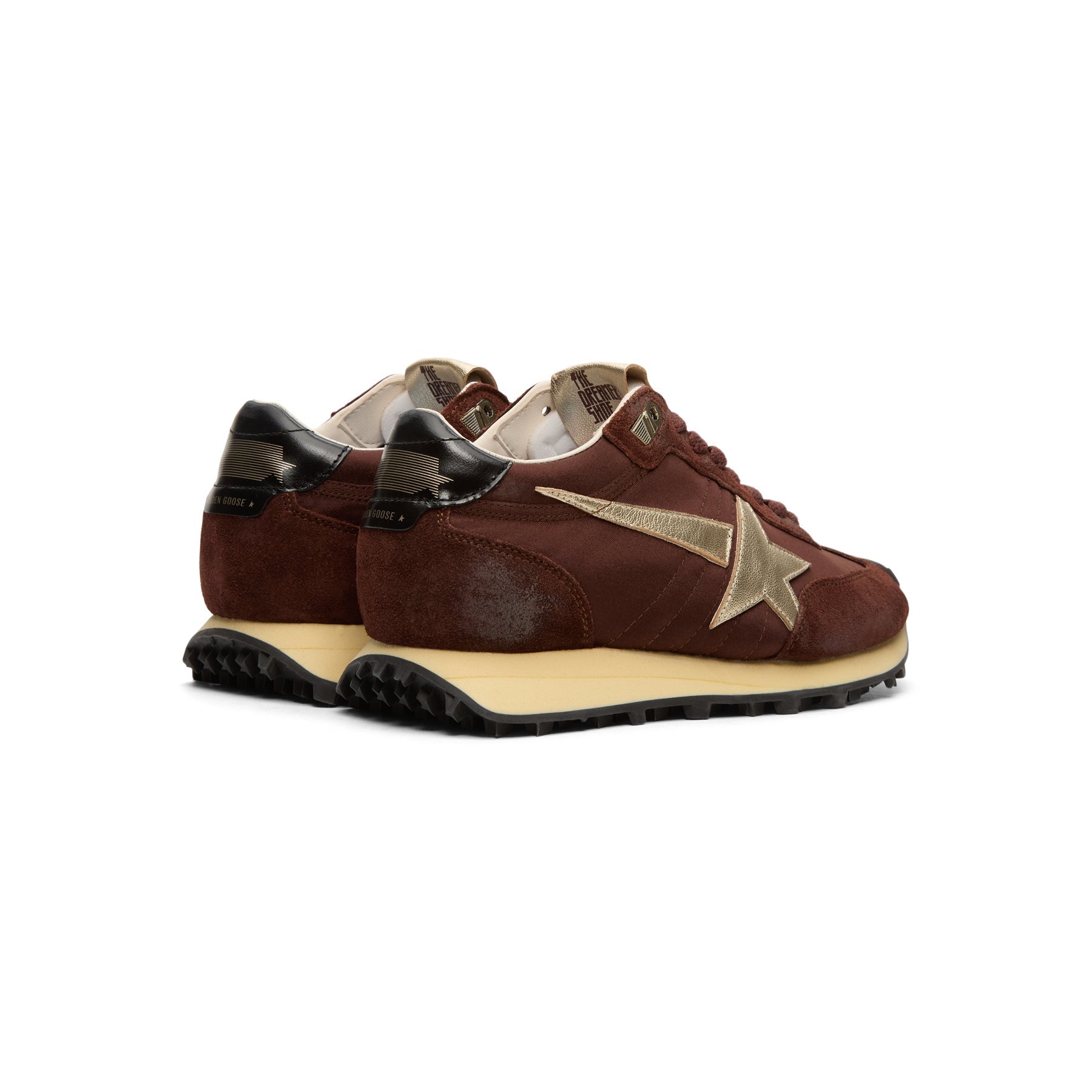 golden-goose-running-marathon-brown-platinum  Footwear