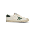 golden-goose-super-star-white-green  Footwear
