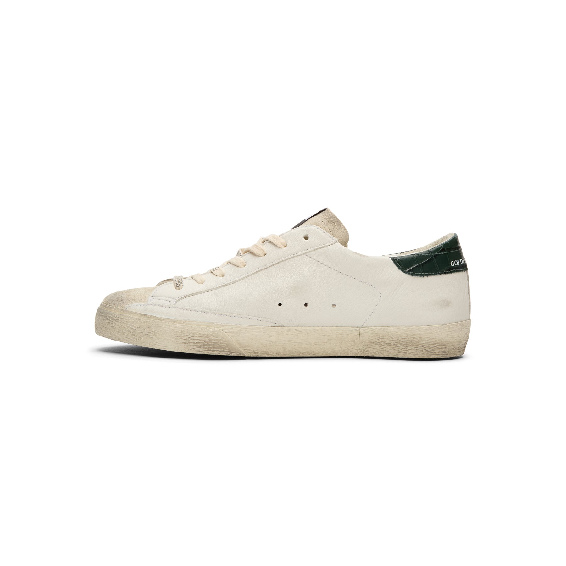 golden-goose-super-star-white-green  Footwear