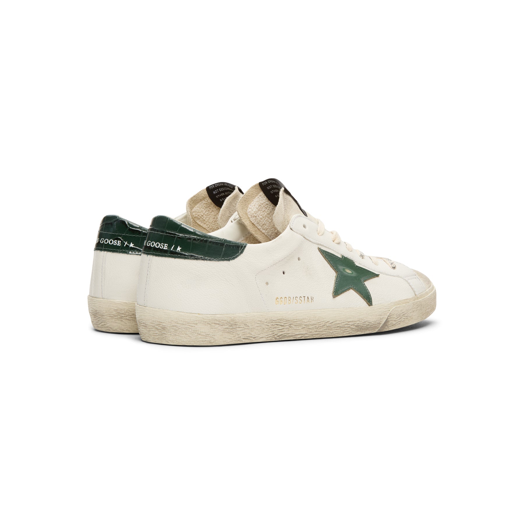 golden-goose-super-star-white-green  Footwear