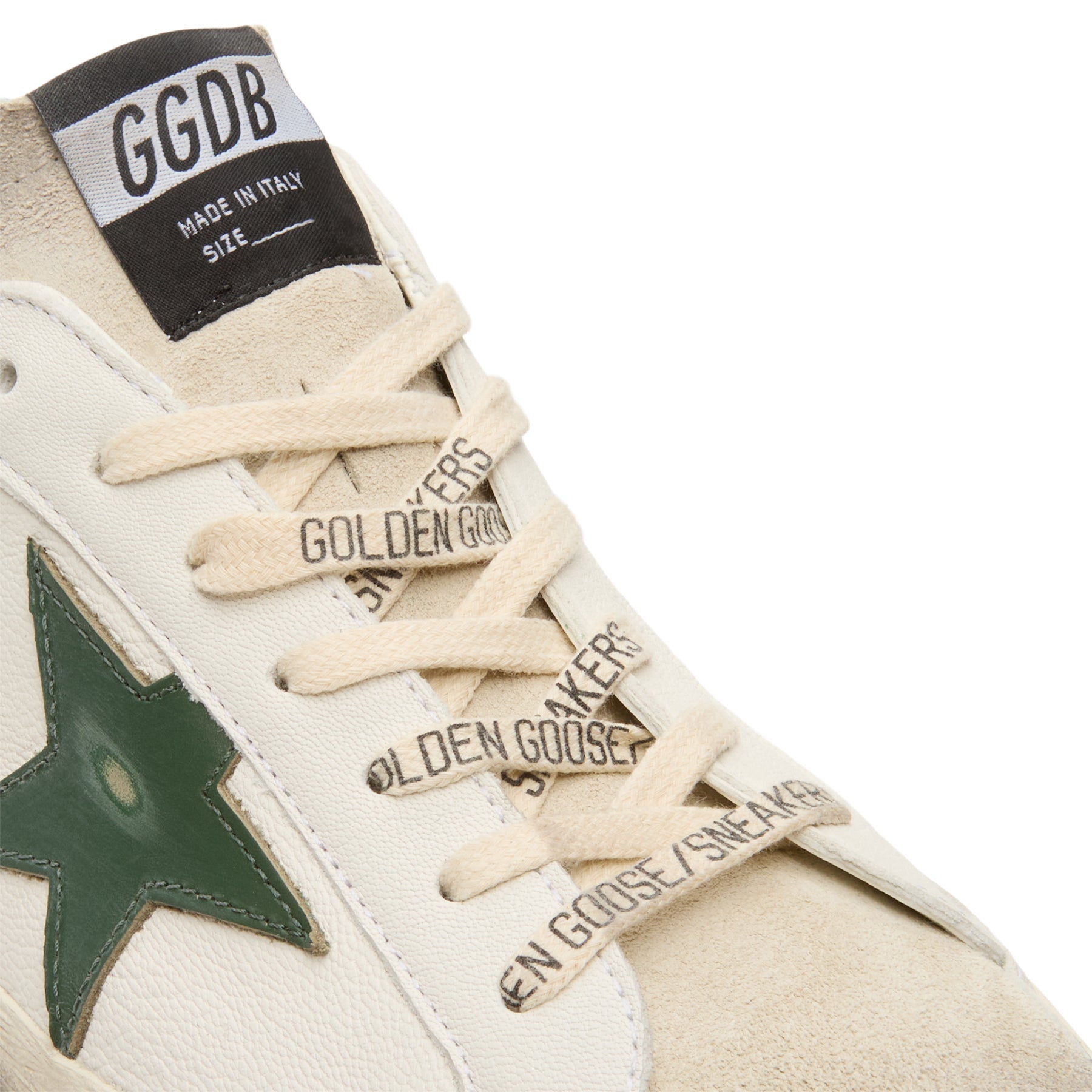 golden-goose-super-star-white-green  Footwear