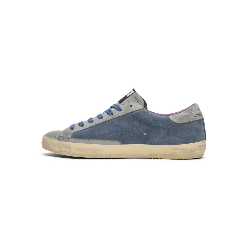 golden-goose-super-star-suede-and-nabuk-upper-blue-denim-silver-blue  Footwear
