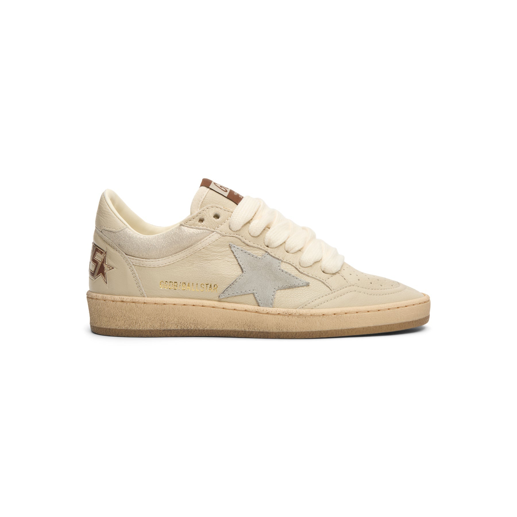golden-goose-ballstar-nappa-and-glitter-leather-upper-cream-light-grey-grey  Footwear