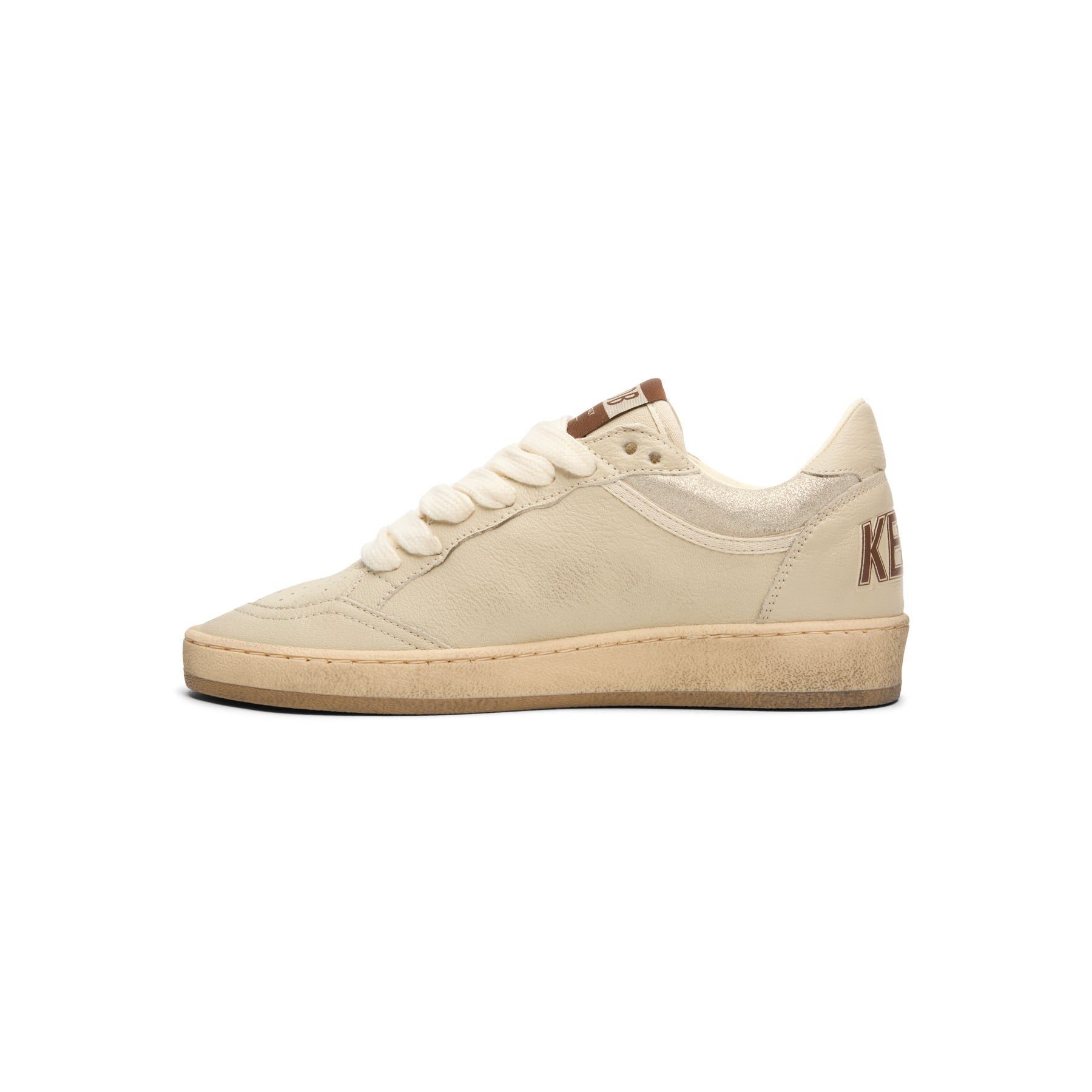 golden-goose-ballstar-nappa-and-glitter-leather-upper-cream-light-grey-grey  Footwear
