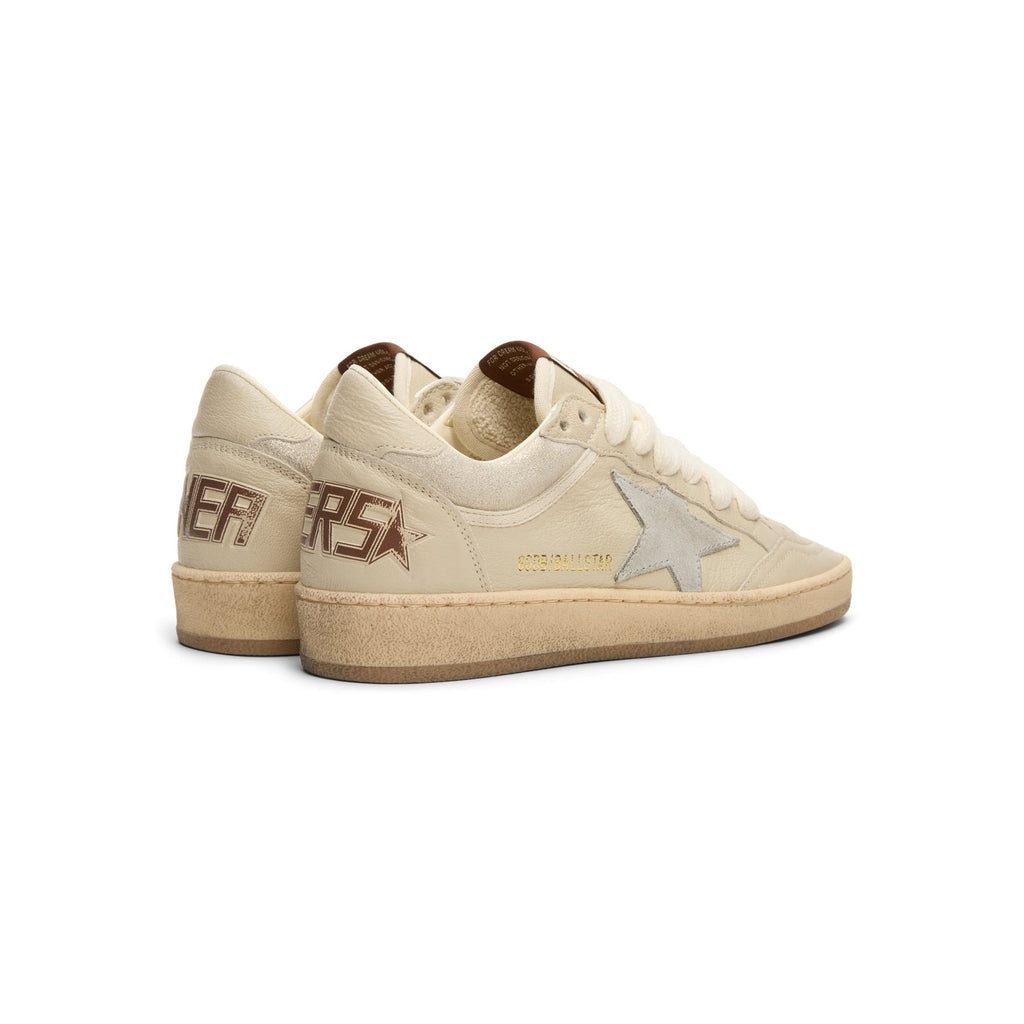 golden-goose-ballstar-nappa-and-glitter-leather-upper-cream-light-grey-grey  Footwear