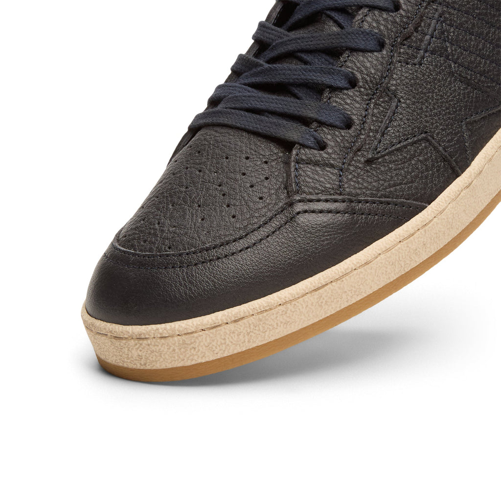 golden-goose-ballstar-leather-upper-star-toe-spur-navy  Footwear