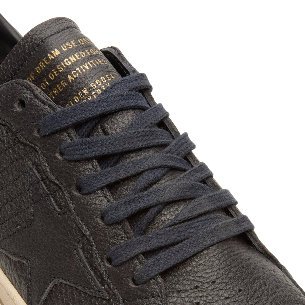 golden-goose-ballstar-leather-upper-star-toe-spur-navy  Footwear