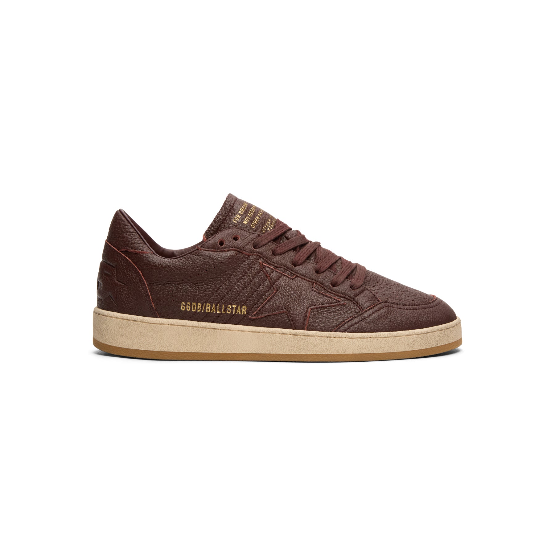golden-goose-ballstar-leather-upper-star-toe-spur-bordeaux  Footwear