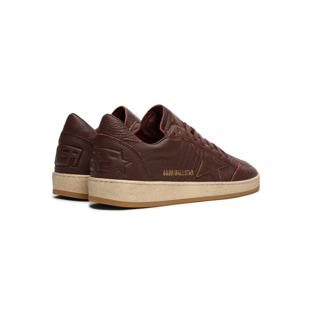 golden-goose-ballstar-leather-upper-star-toe-spur-bordeaux  Footwear