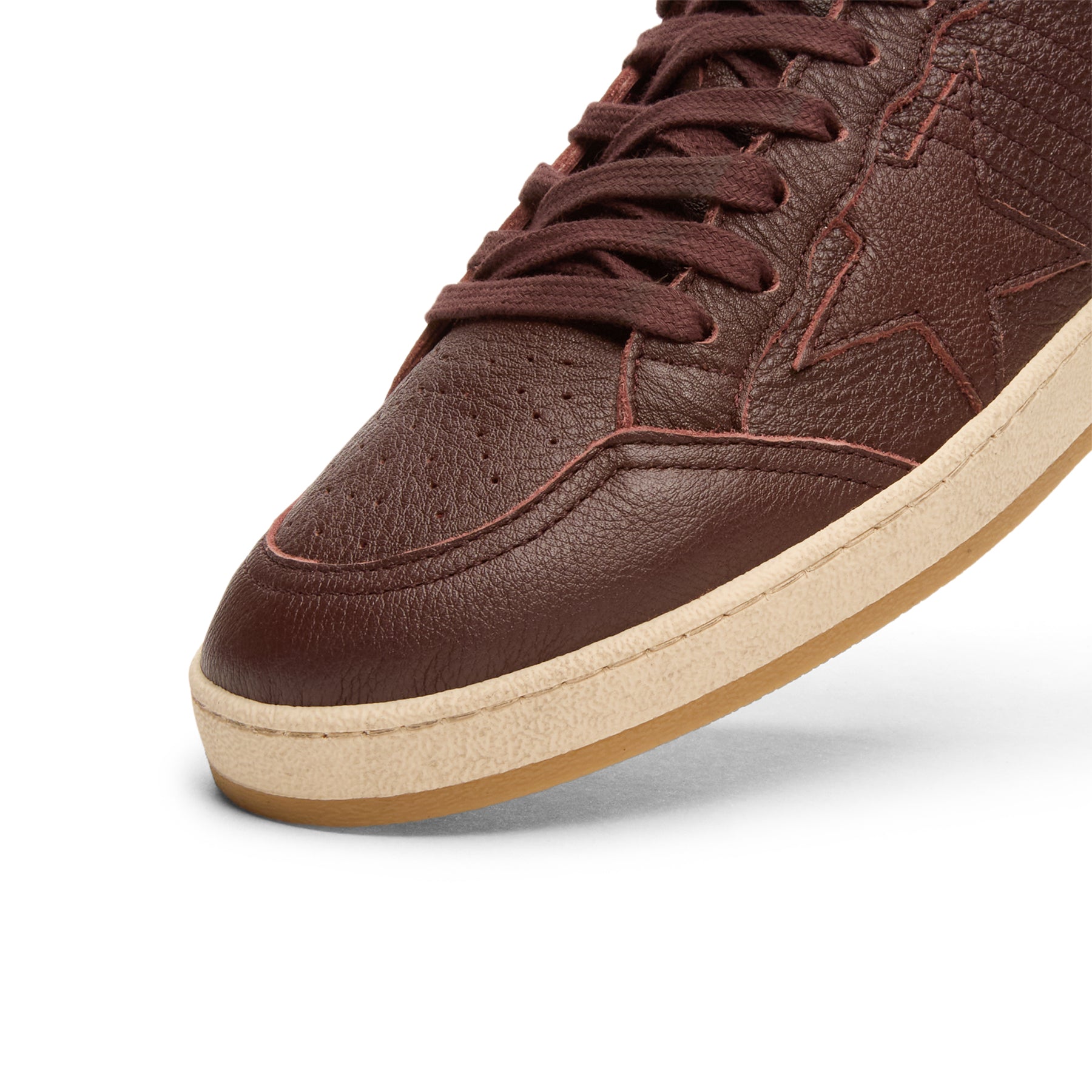 golden-goose-ballstar-leather-upper-star-toe-spur-bordeaux  Footwear