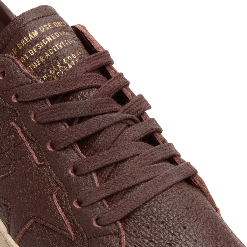 golden-goose-ballstar-leather-upper-star-toe-spur-bordeaux  Footwear