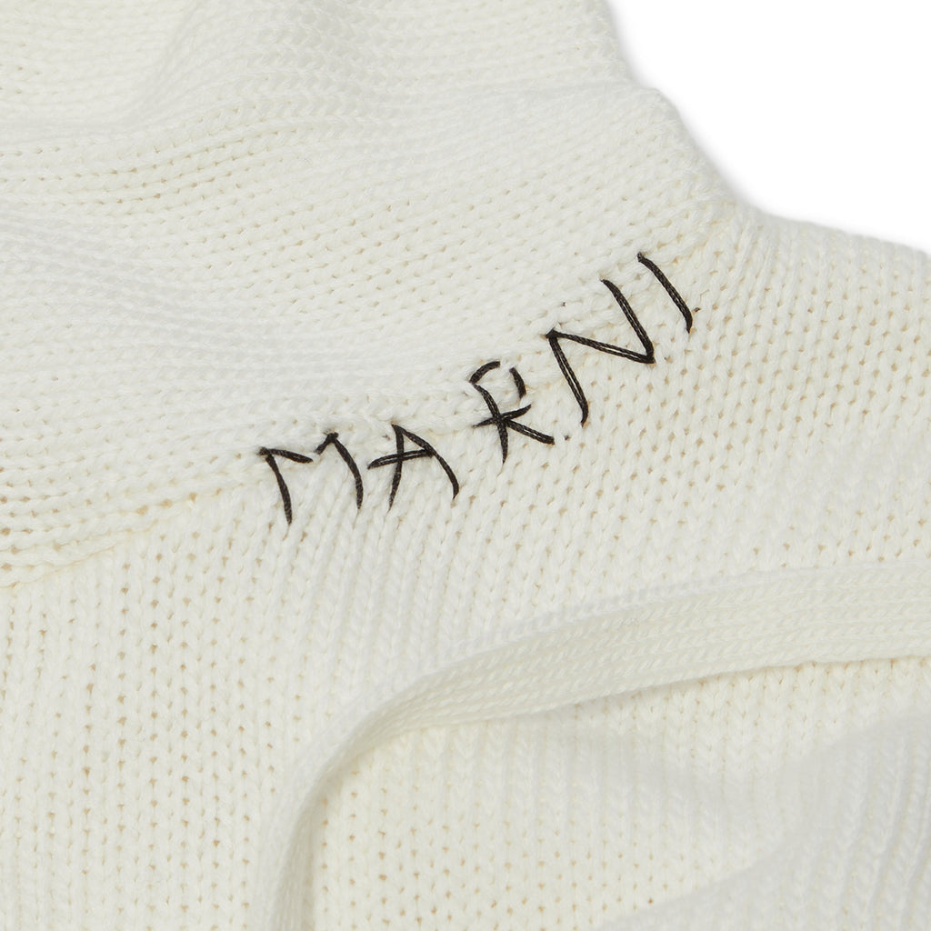 MARNI Roundneck Hoodie (Lily White) Top