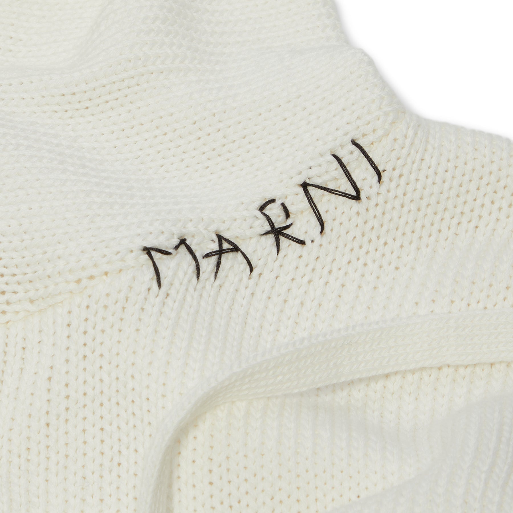 MARNI Roundneck Hoodie (Lily White) Top