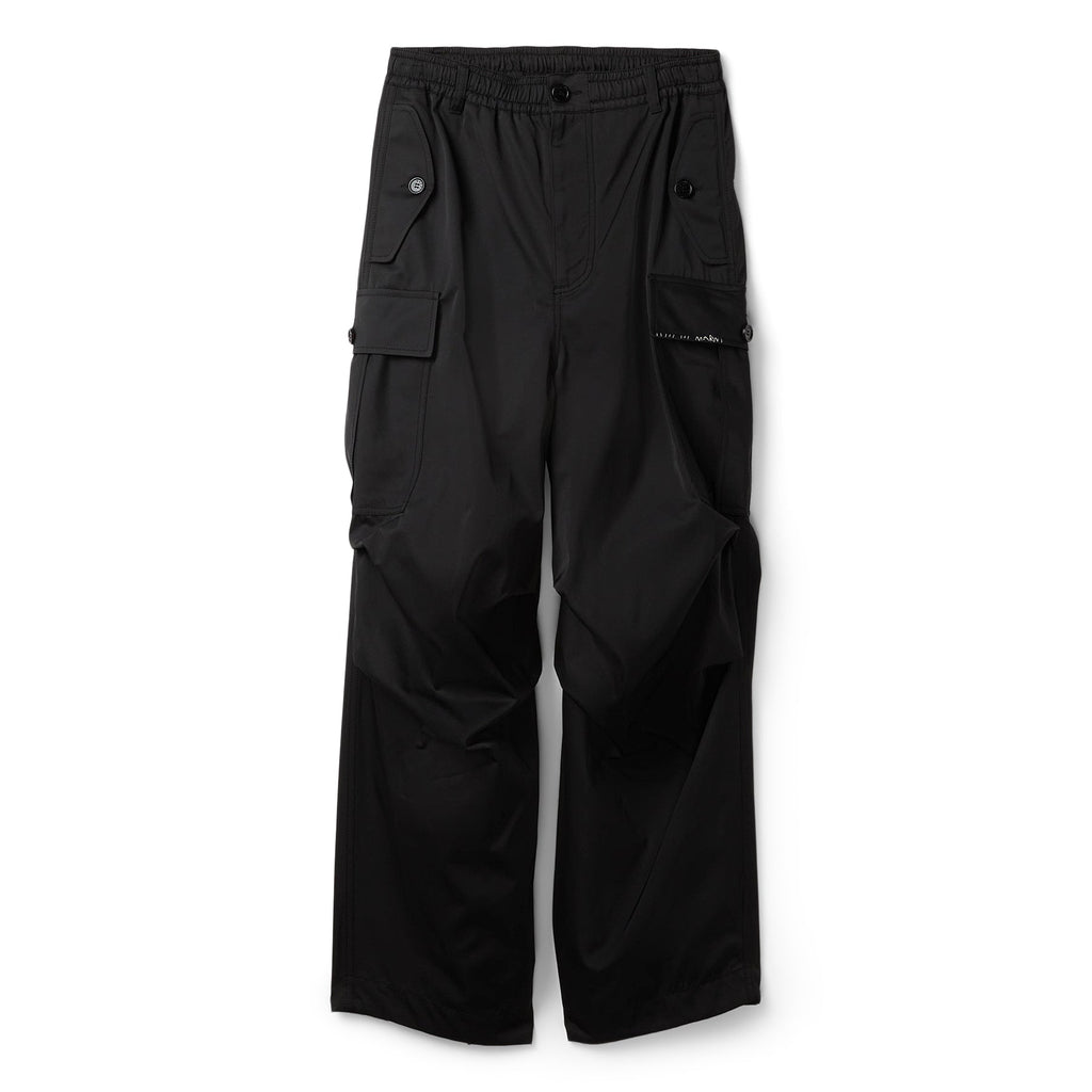 MARNI Water-repellent Taffeta Cargo Pants (Black) Trousers