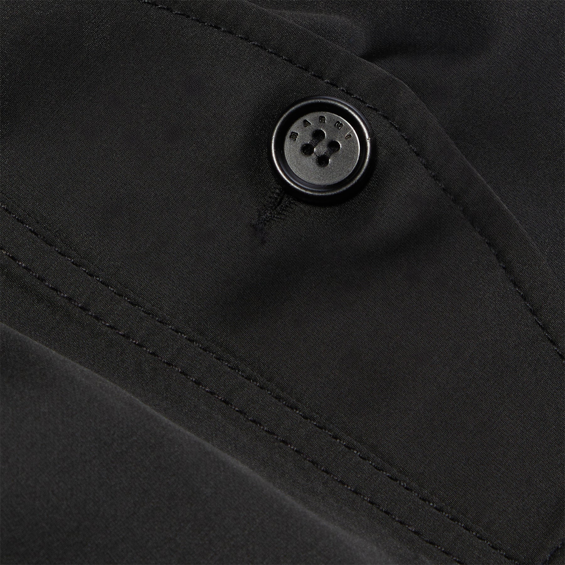 MARNI Water-repellent Taffeta Cargo Pants (Black) Trousers