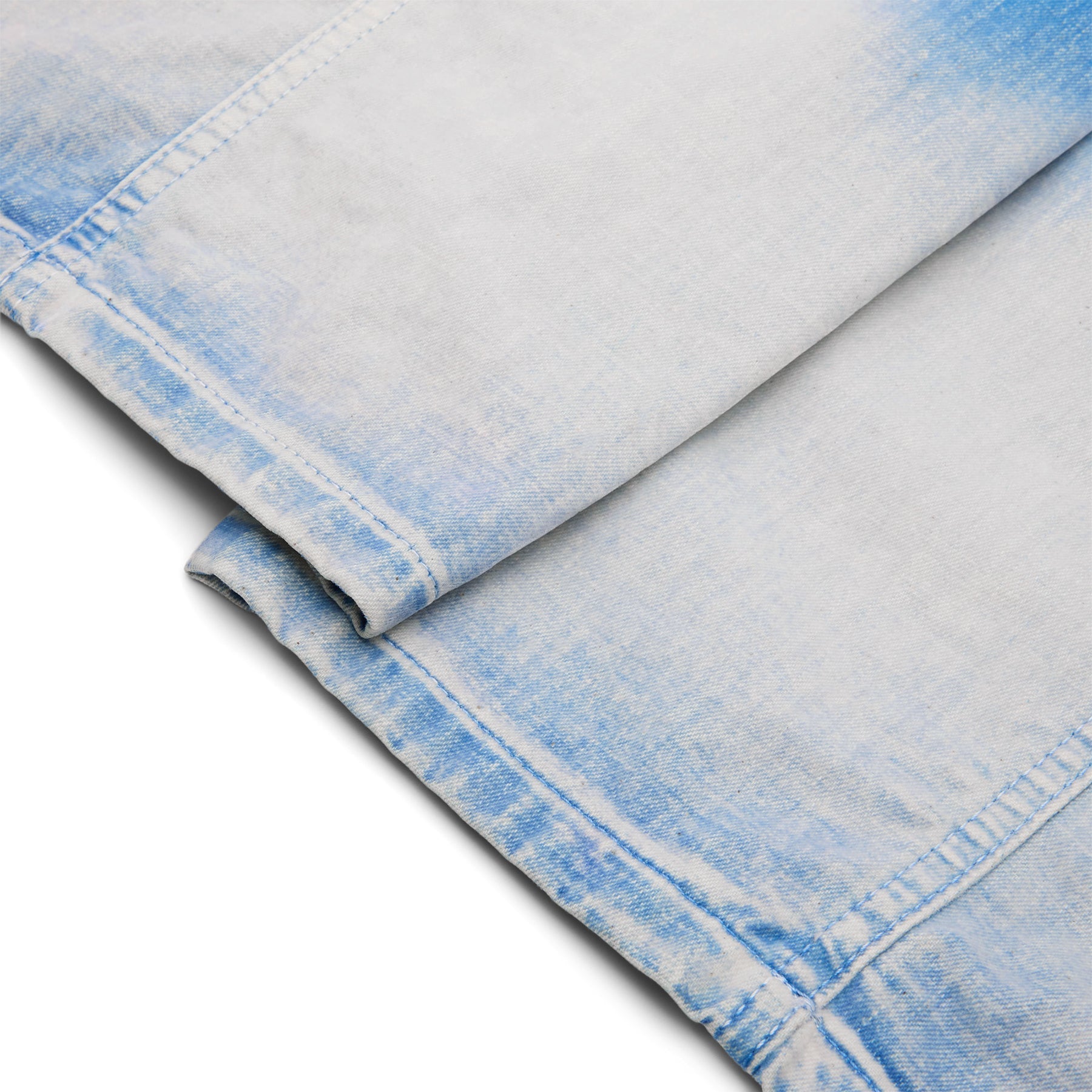 MARNI Flocked Denim Twist Jeans (Iris Blue) Trousers