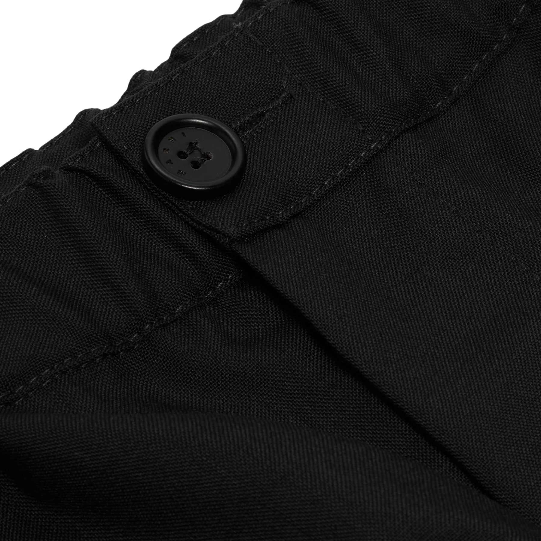MARNI Stitched Creases Wool Trousers (Deep blue/Black) Trousers