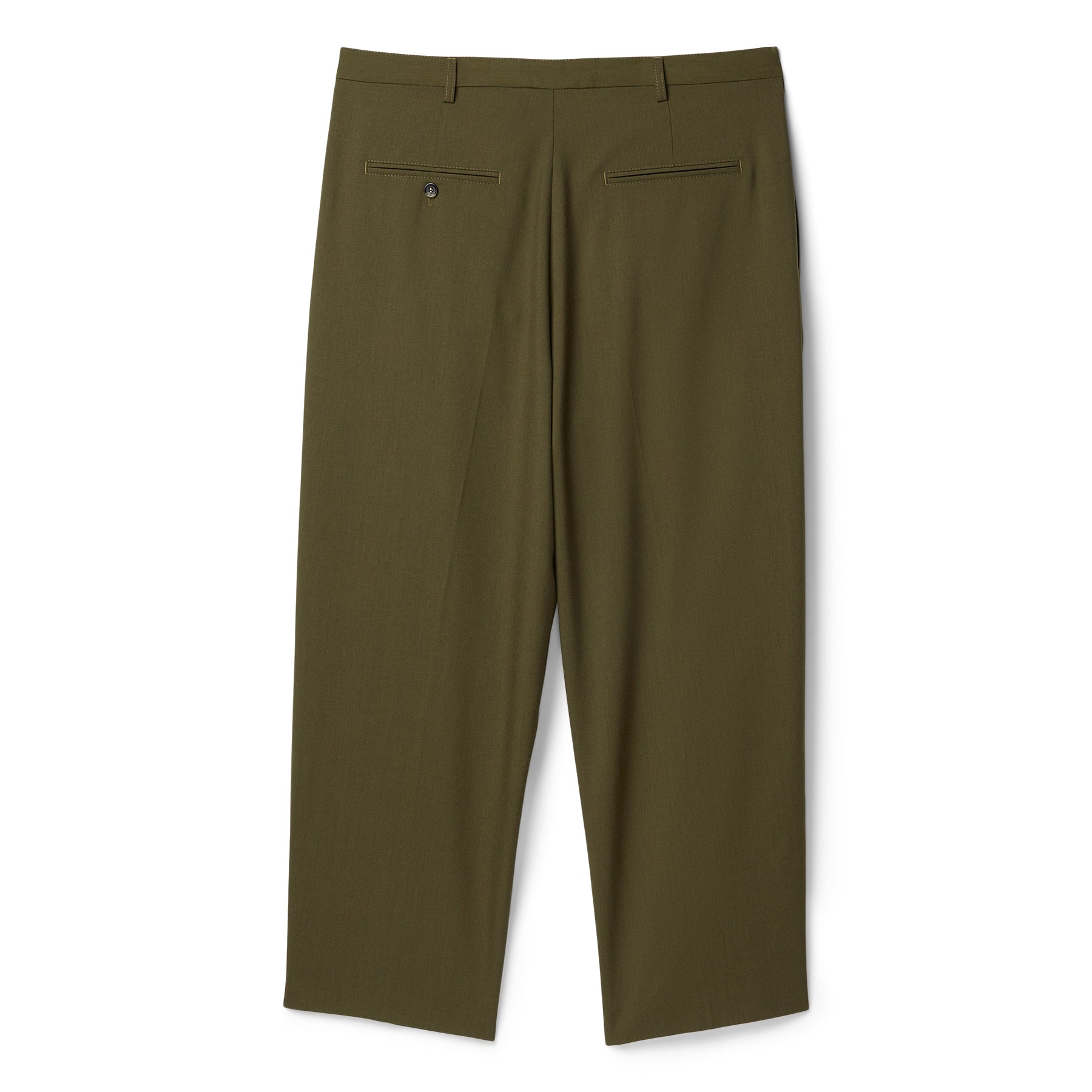 MARNI Wool Trousers (Deep sage) Trousers