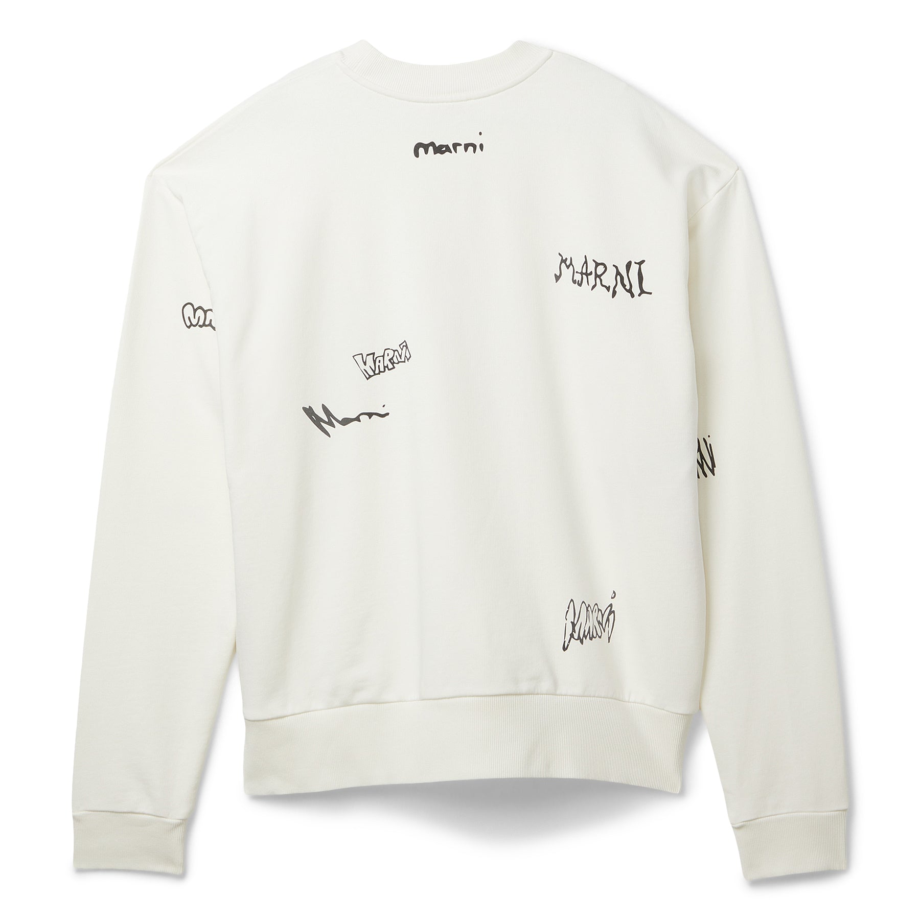 MARNI Logo Sweatshirt (Natural White) Top