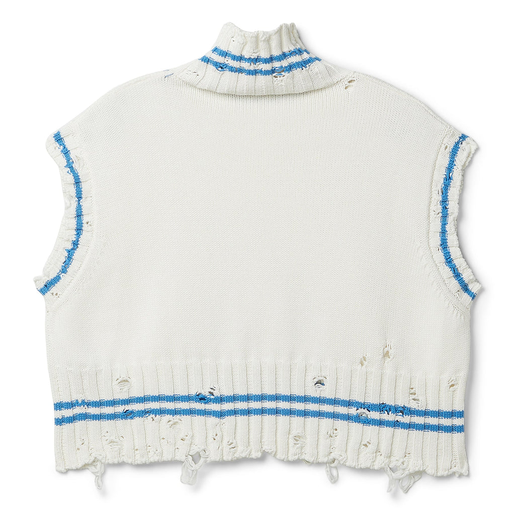 MARNI Cropped Turtleneck Sweater (Lily white) Top