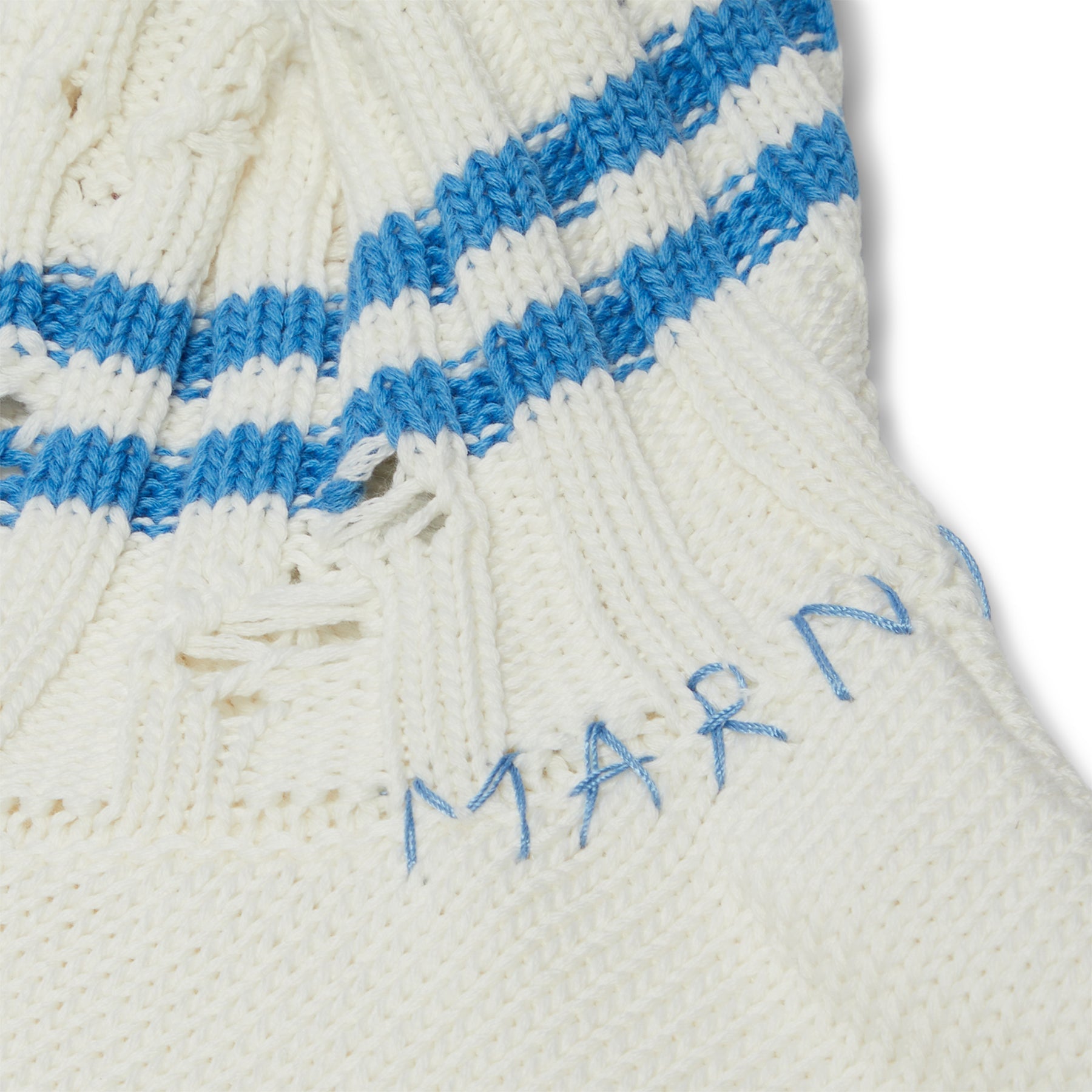 MARNI Cropped Turtleneck Sweater (Lily white) Top