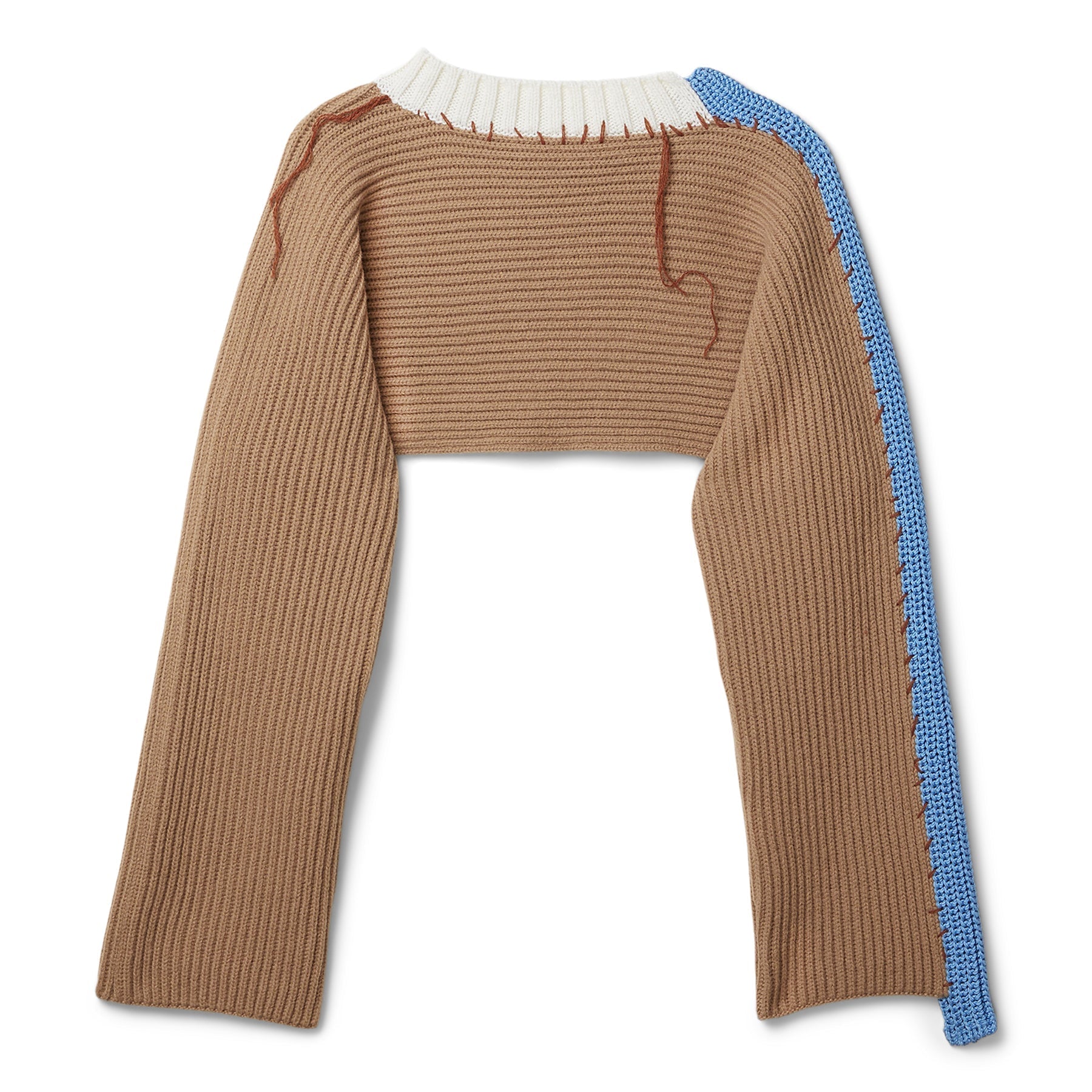 MARNI Cropped Roundneck Sweater (Dune) Top