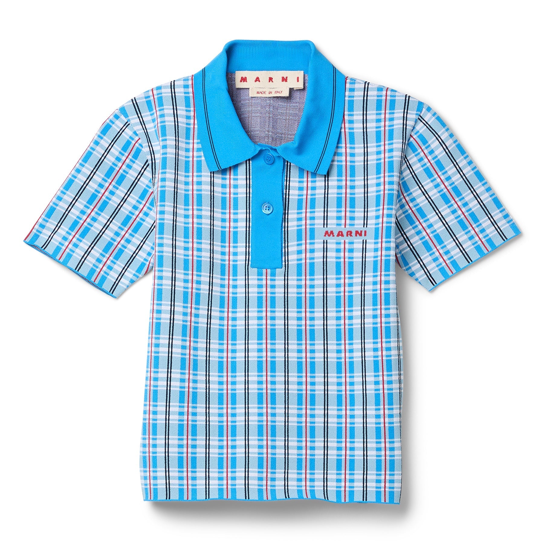 MARNI Polo Neck (Azure) Top