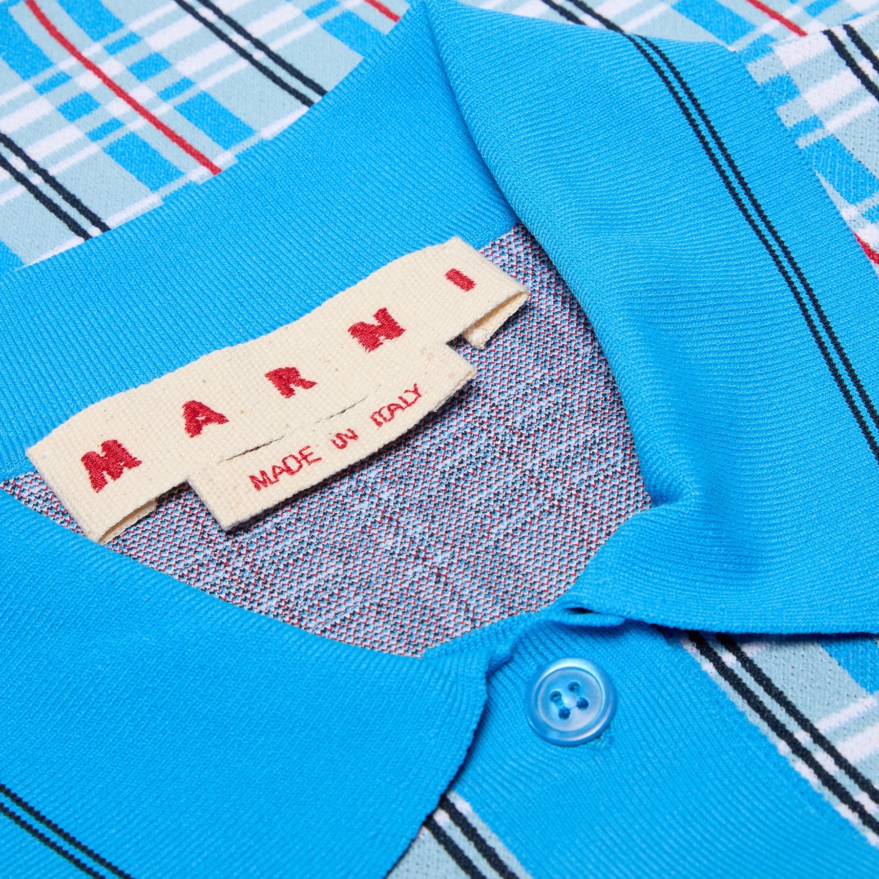 MARNI Polo Neck (Azure) Top