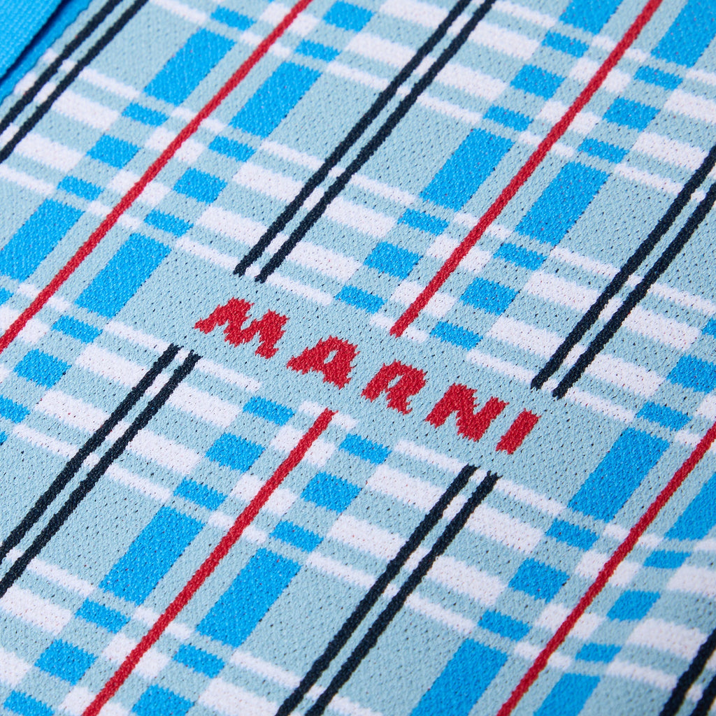 MARNI Polo Neck (Azure) Top