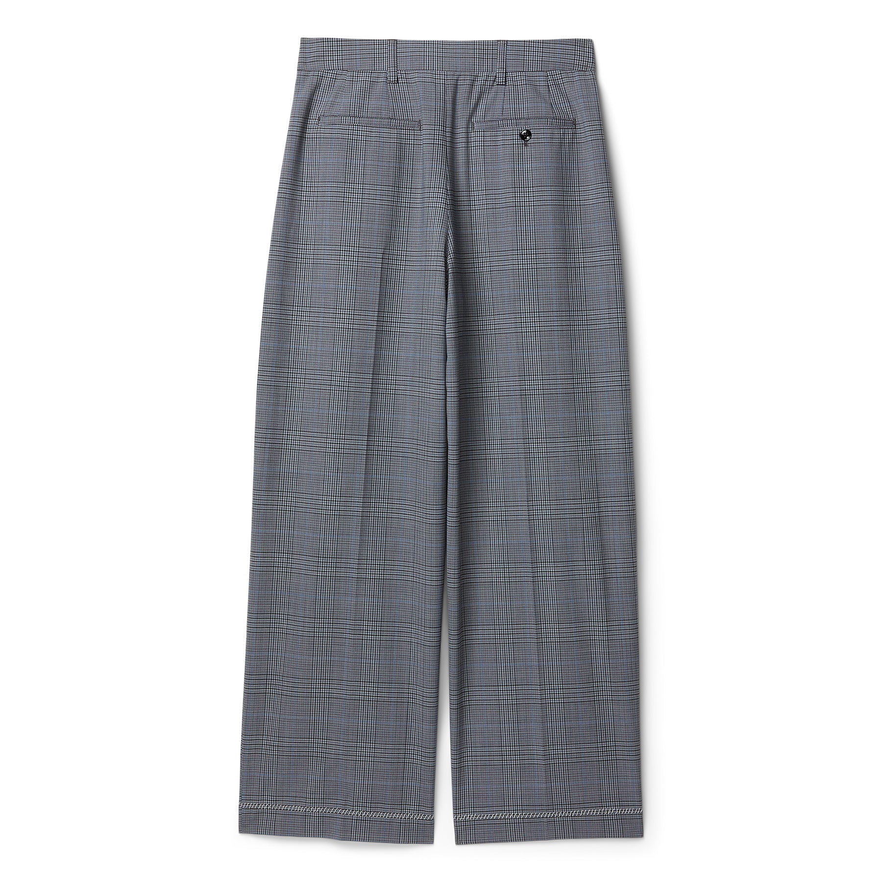 MARNI Prince of Wales Wool Check Trousers (Truffle) Trousers