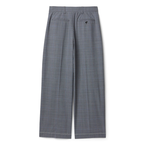 MARNI Prince of Wales Wool Check Trousers (Truffle) Trousers